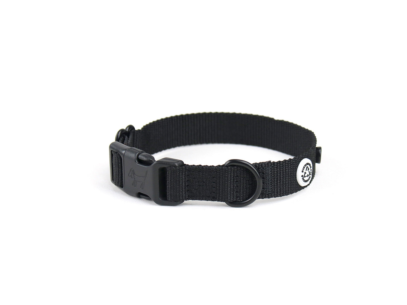 Pitch Black Dog Collar Walk Kit