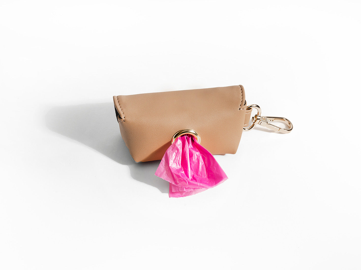 Beige Poop Bag Holder